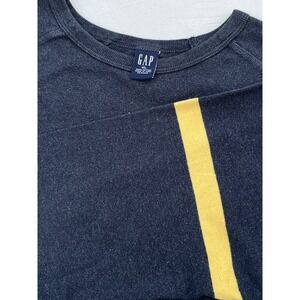 Vintage Gap Chunky Heavy‎ Cable Knit Sweater Black Women's Large Cotton Pullover